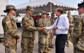 Azar Visits Dolphin Pointe Health Care